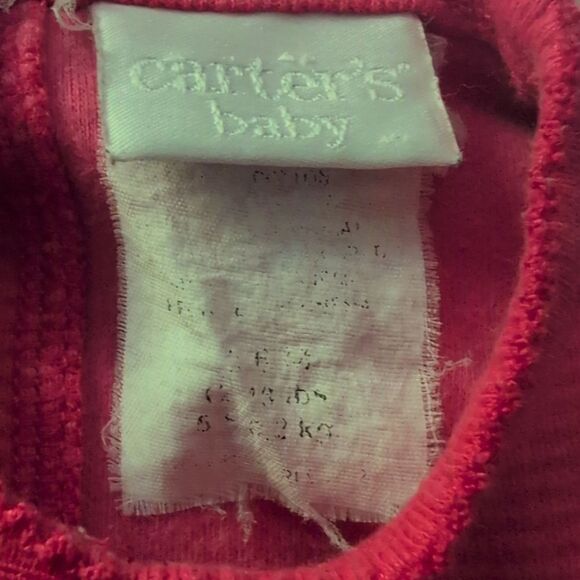 Eric Carle & Carter's Y2K Vintage Embroidered Butterfly Pink Infant Dress - Picture 2 of 6